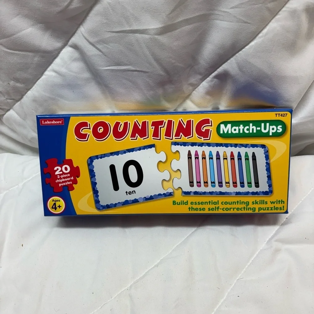 Lakeshore Counting Match-Ups Puzzle Set Game